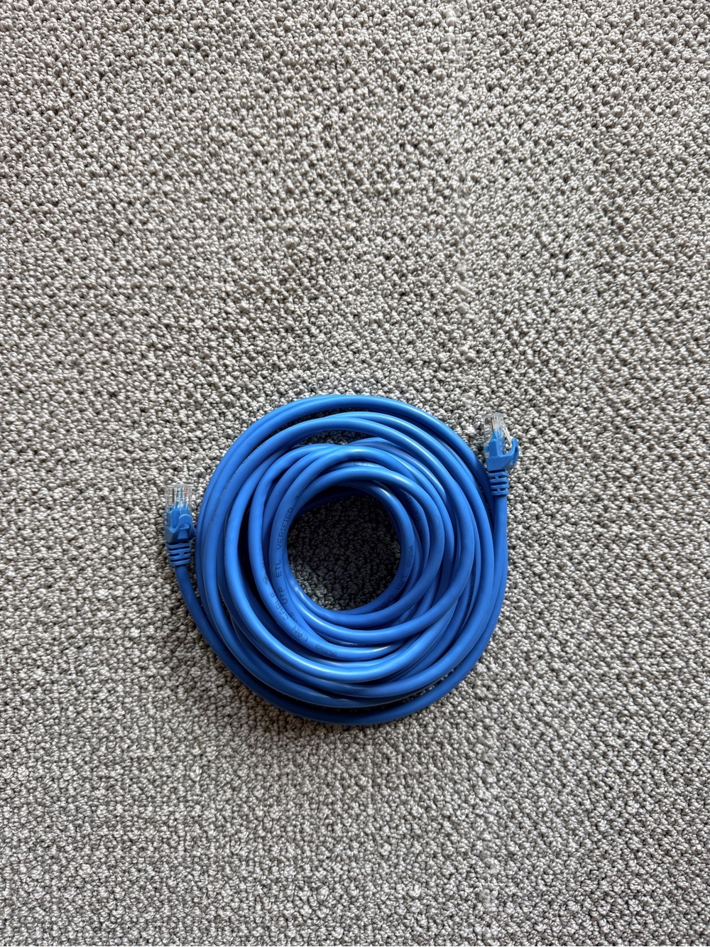 Ethernet Cable 25 ft Blue